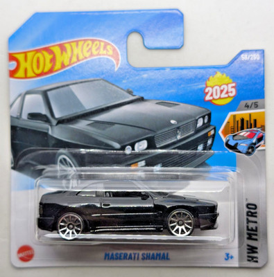 HOT WHEELS 2025 - MASERATI SHAMAL schwarz - HW METRO 4/5 - 58/250 - HYX76