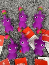Nintendo Pikmin Purple Pikmin Plush Mascot Keychain Set of 6, Ball Chain