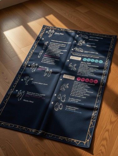 Neu Step By Step Muslimische Gebetsmatte Rutschfest - Bild 1 von 5