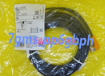 1 PCS NEW IN BOX IFM M12 Bend the female plug 10M Connecting cable EVC006 *vm