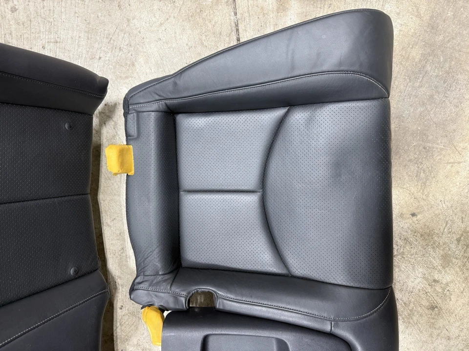 2009-2015 INFINITI G37 Q60 CONVERTIBLE REAR BACK SEATS SEAT BLACK OEM - Image 3 of 4
