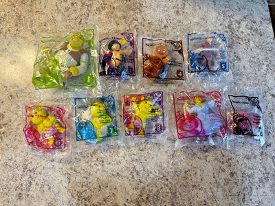 2007 DREAMWORKS SHREK THE THIRD MCDONALDS HAPPY MEAL TOYS BRAND NEW