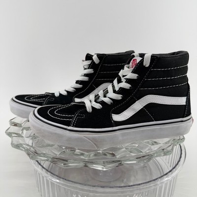 Vans Sk8 Hi Black White High Top Sneakers Mens 5.5
