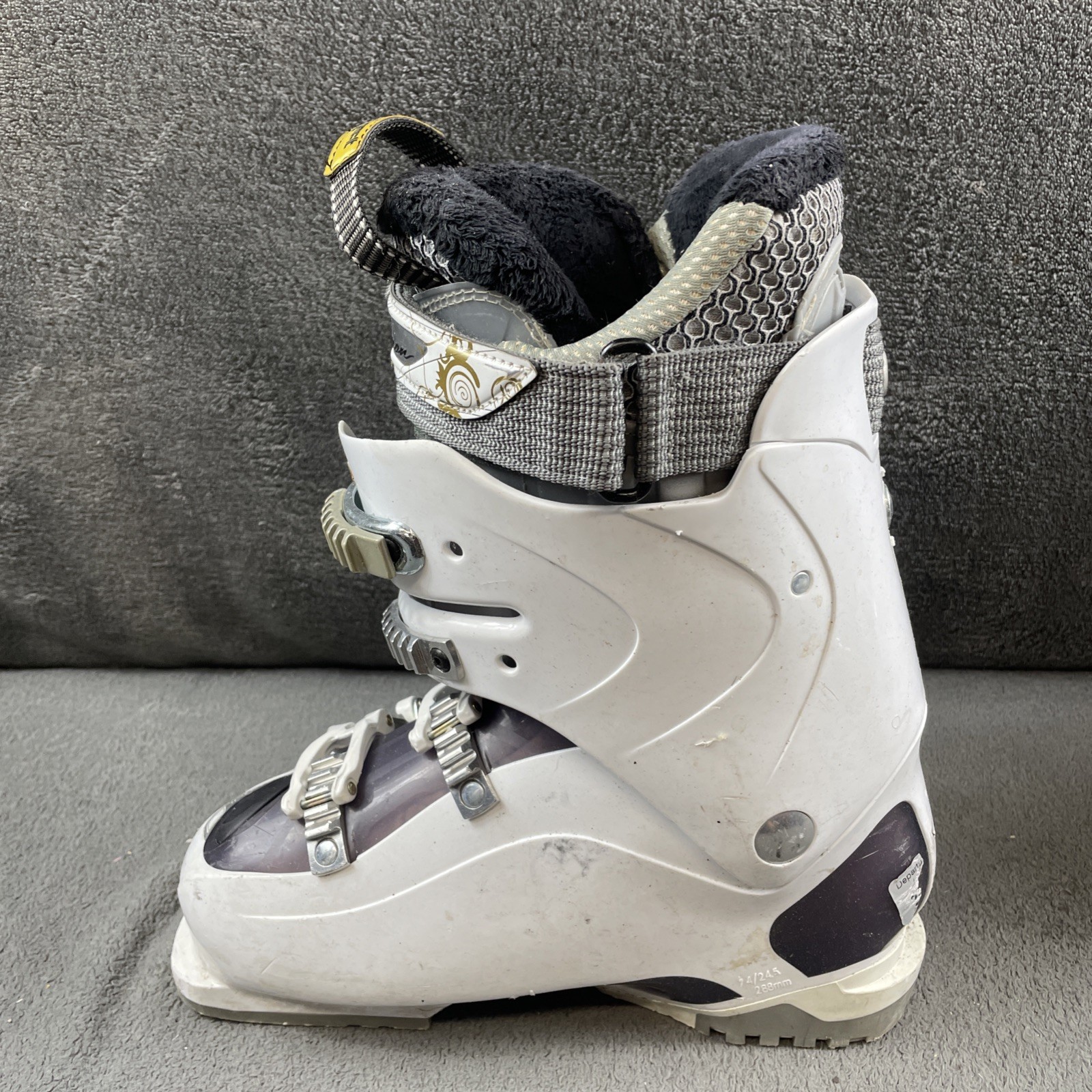 Scarponi da sci donna Salomon bianchi taglia 24 usati