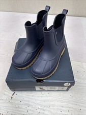 Sperry Boys Rain Boot Size 3 Navy GL12