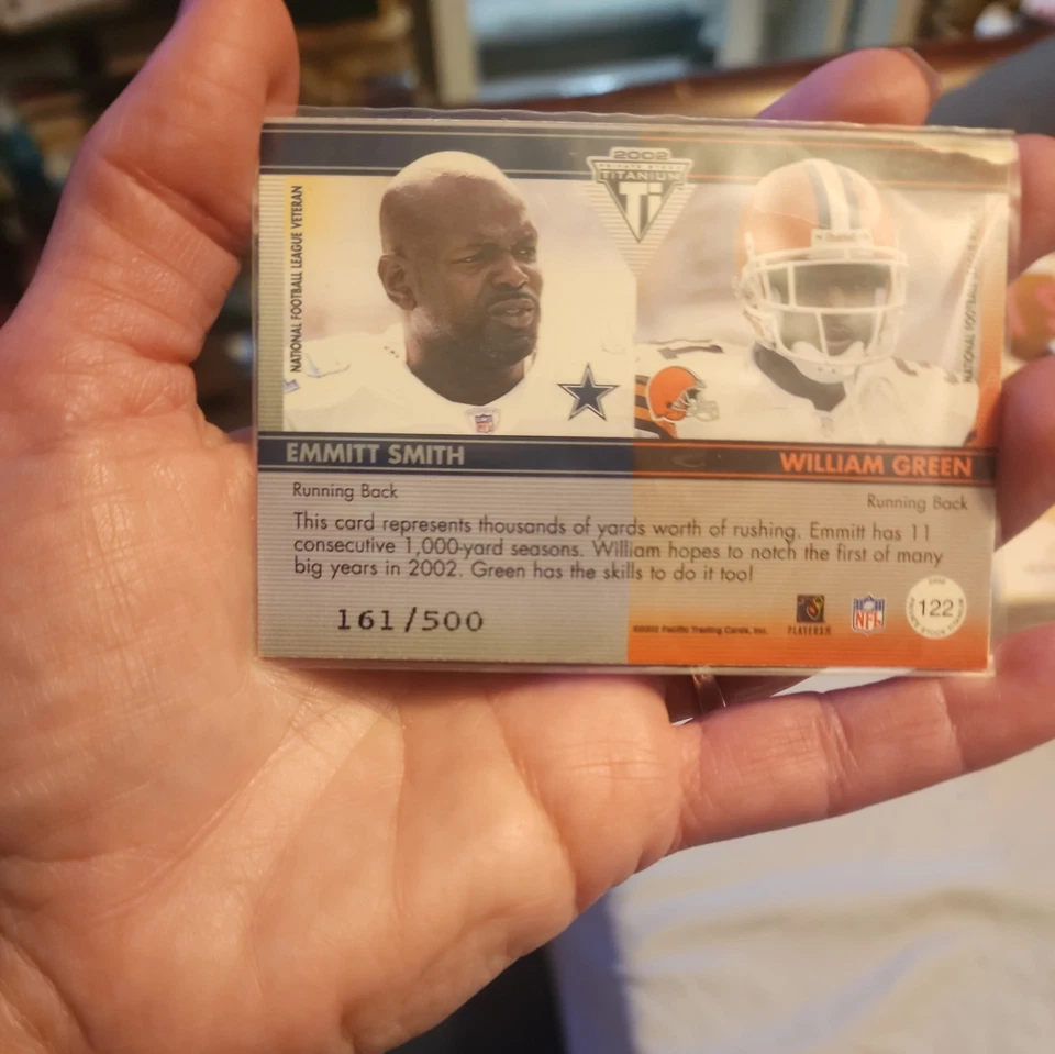 Emmett Smith 2002 Private Stock Titanium - #122 William Green 147/500 (MEM, RC) - Image 2 of 2