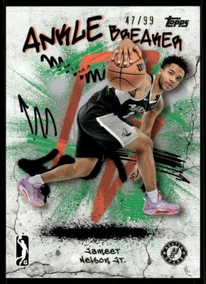 2024-25 Topps G League Ankle Breaker Green #AB1 Jameer Nelson Jr. /99 - BSK