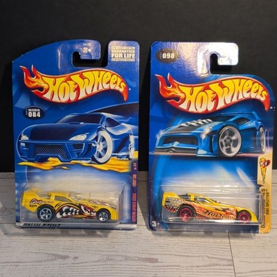 Hot Wheels Side Splitter Extreme Sports Crazed Clowns #084 #098 Yellow Funny Car