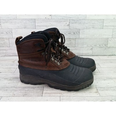 Men's Tamarack Boots Brown Timber Wolf Shoes Leather Thermolite CST-710M 10