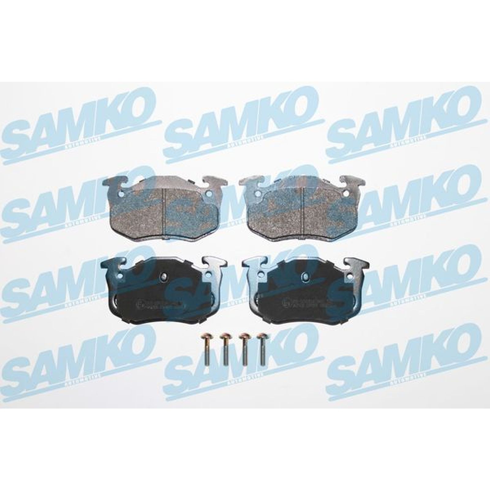 1x ORIGINAL® SAMKO Bremsbelagsatz, Scheibenbremse Hinten für Renault CLIO II