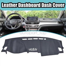 Fits 2018-2019 Honda Accord Leather Dashboard Dash Cover Mat Dashmat Replacement