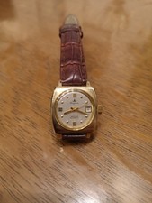 Dugena  Damen 585 Gold Monza Automatik (extrem selten), orig. Box, Revision 2024