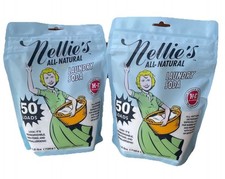Nellie's 2 pack, All Natural Laundry Soda, 50 Loads Each Pack, NEW SEALED