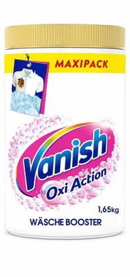 3x Vanish Oxi Action Powerweiss Pulver Fleckenentferner Wäscher Booster 1,65 kg