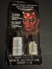 Spirit Gum Remover and Adhesive for Halloween Costume Prosthetic Makeup