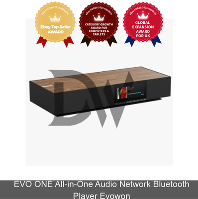 EVO ONE All-in-One Audio Netzwerk Bluetooth Player Evowon Express