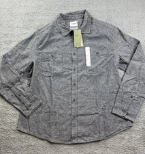 Goodfellow & Co. Men's Size XL Mid Weight Flannel Long Sleeve Button Down Shirt