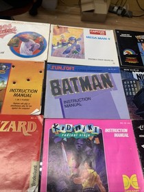 Lotto 50 Libretti Istruzioni NES per Nintendo Mega Man Zelda Castlevania