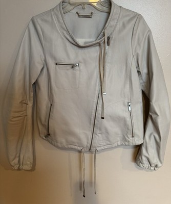Diane von Furstenberg Genuine Lamb Leather Jacket. Size 4.