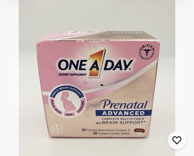 One A Day Women's Prenatal Advanced Complete Multivitamin - 30 Softgels and...