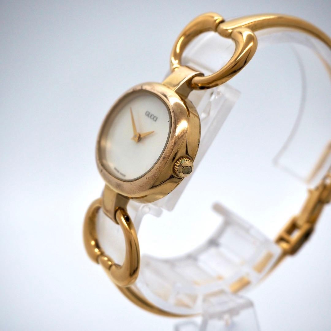 GUCCI ladies watch 1600 shell dial gold GUCCI,18564 thumbnail 3