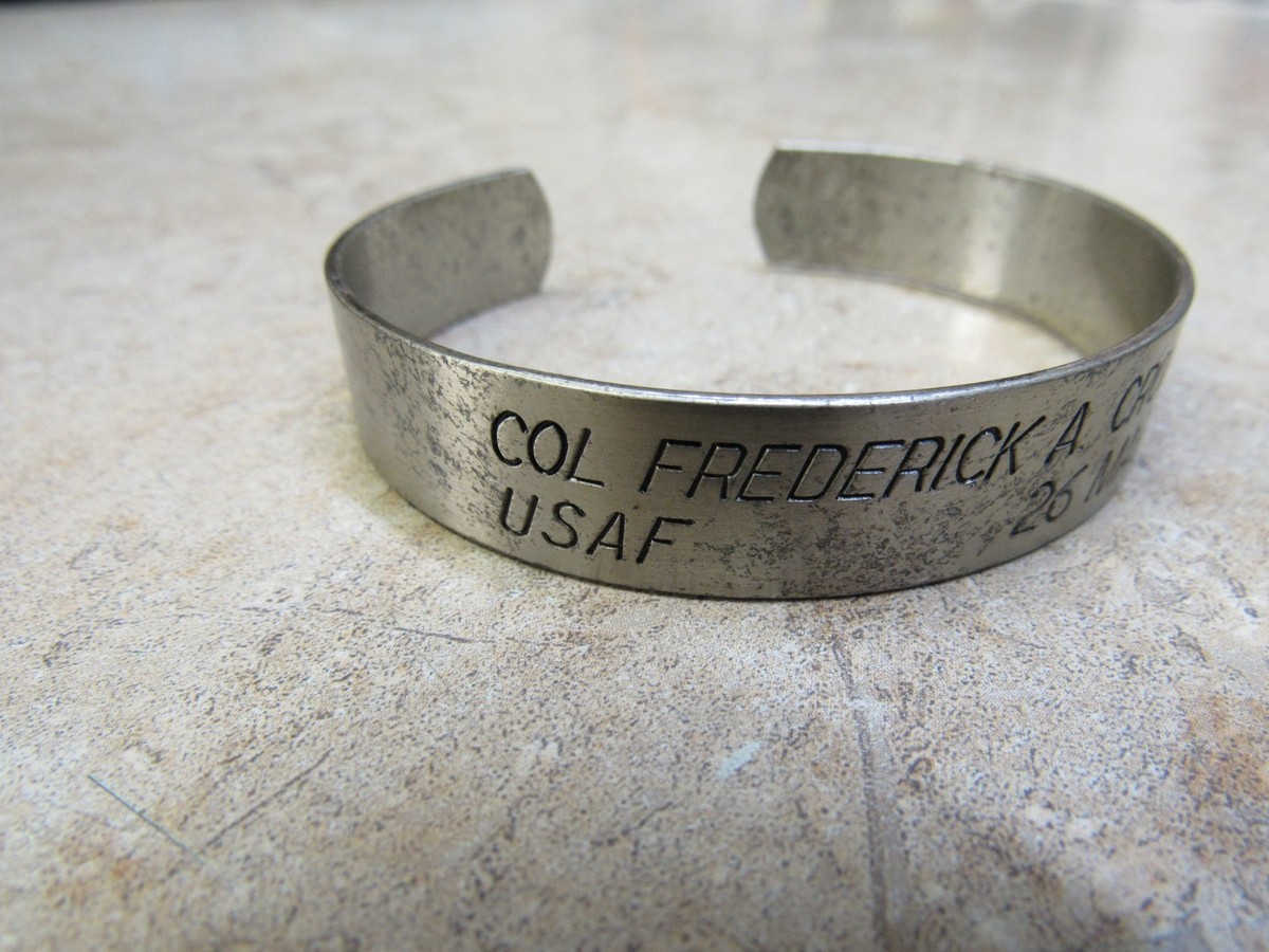 WW2 米陸軍航空爆撃機乗組員 Sterling Silver仕様 ブレスレット WW2 米陸軍航空爆撃機乗組員 Sterling Silver仕様 ブレスレット