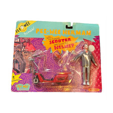 Product Image: Matchbox Pee-wee Herman Action Figure Poseable Boxed with Scooter & Helmet