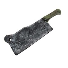 Fake Bloody Cleaver Costume Movie Prop Kitchen Tool Butcher Knife Cosplay Weapon