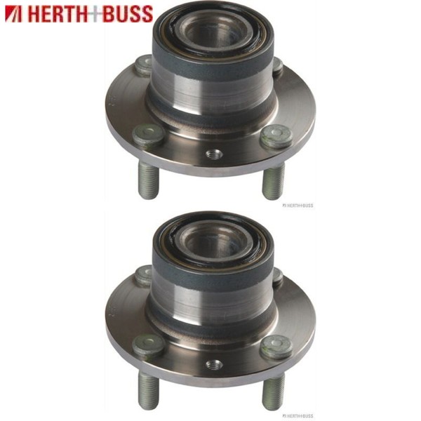2X Radlagersatz Herth+Buss Jakoparts J4713017 2 Radlager Satz Links Rechts-image