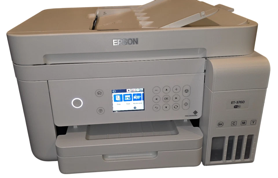 Epson EcoTank ET-3760 Wireless All-in-One Color Printer Scanner Copier–Excellent - Image 4 of 4