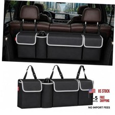 Car Trunk Organizer, Hanging Seat Back Storage Organizer with Large Pockets,