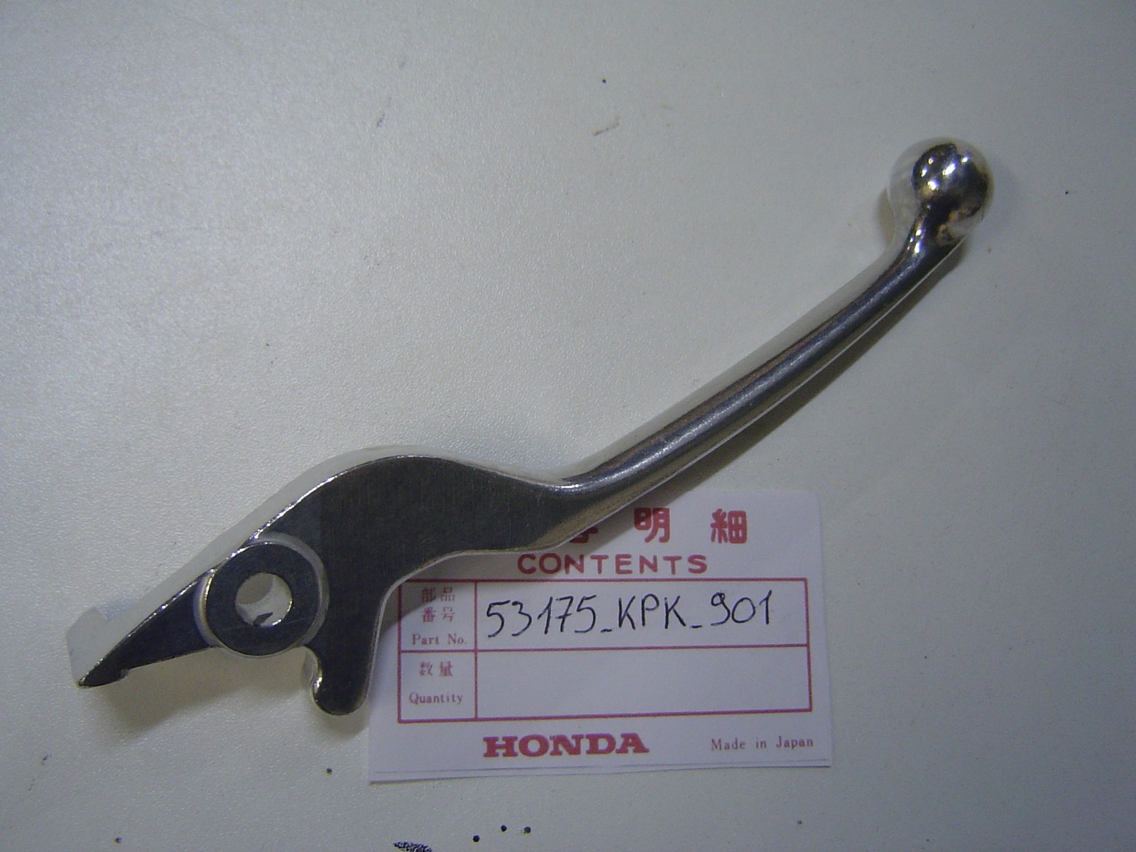 Levier droit CBR125 04-10 pièce moto 53175KPK900 53175-KPK-901 aluminium