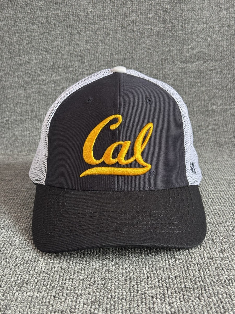 '47 Brand Cal Golden Bears Trucker Snapback Black White Retro NCAA Hat