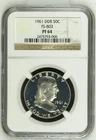 1961 Half Dollars Franklin NGC PF-64 FS-803