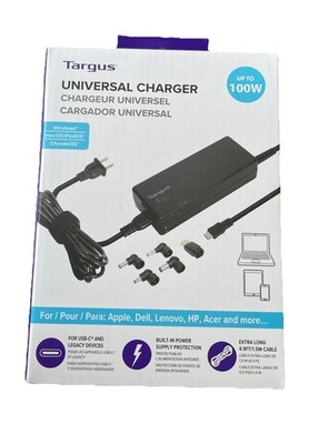Targus Universal Charger Including all USB-C Devices - Black: Outlet Adapter 4.5