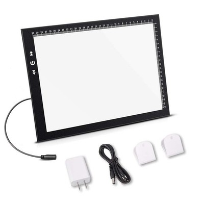LED Light Pad A4 Drawing Tracing Board with USB Adapter