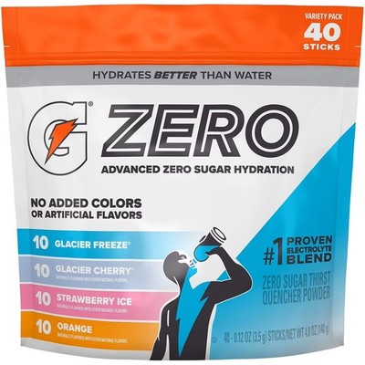Gatorade G Zero Powder Variety Pack (40pk) Great Price 