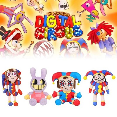 Amazing Digital Circus Plush Ragatha Pomni Jax Doll Soft Gift Toy