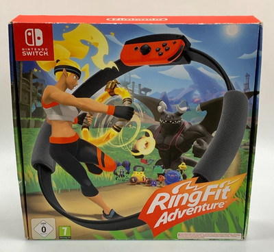 (SO4) Nintendo Switch Ring Fit Adventure mit Fitnessring & Beingurt