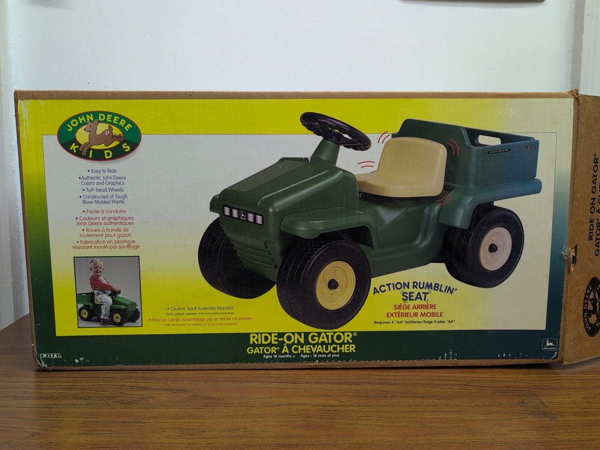 Battery John Deere Kids Riding Toys Power Wheels Kids Gator Peg