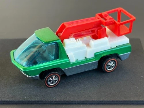 Vintage Hot Wheels Redline 1971 SMOOTH Green Snorkel Heavyweights - TOP SHELF!