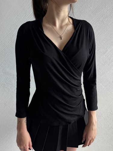 Max Mara, Maglione maglia maglione donna Max Mara nero vintage taglia L Italia