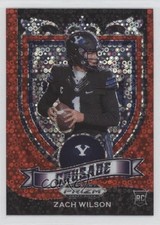 2021 Panini Prizm Draft Picks Crusade Red Circles Prizm Zach Wilson #168 8d4