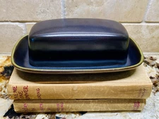 Denby Langley Kismet Bokhara 1/4 lb. Covered Butter Dish with Lid England