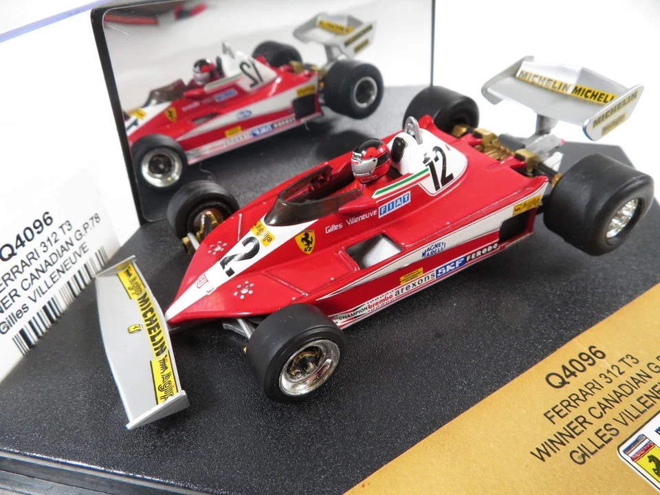 1:43 Quartzo Q4096 Ferrari 312 T3 Winner Canadian GP 76 G. Villeneuve  - Bild 2 von 4