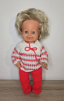 Cute Vinyl Doll Schildkröt Doll 39cm Sleep Eyes Voice Collector Vintage