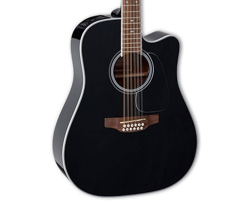 Takamine GD38CE G Series 12-String Dreadnought A/E Guitar - Black - B-Stock