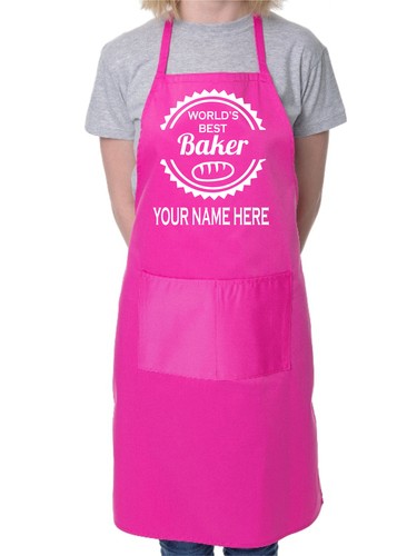 Delantal personalizado World's Greatest Baker Your Text Here hornear cocina - Imagen 9 de 11