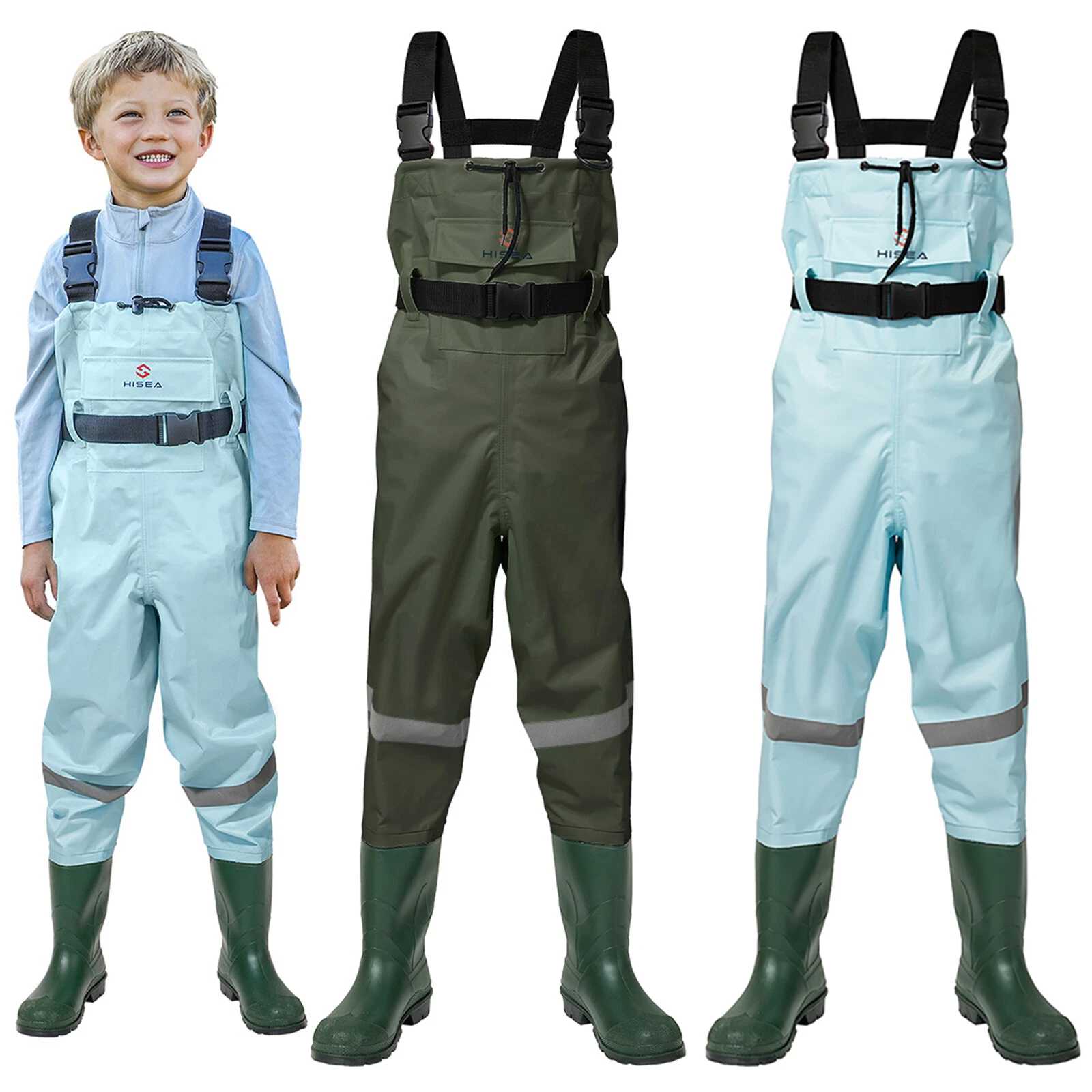 HISEA Kids Bootfoot Chest Wader Nylon 2-Ply PVC Waterproof Hunting Fishing Wader
Opens in a new wind