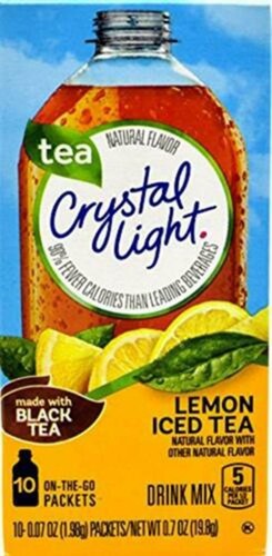 Crystal Light Lemon Iced Tea, 10 On-the-Go Packets (Pack of 